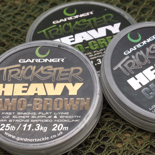 Gardner Tackle Trickster Heavy Camo 20lb/25lb Green Or Brown