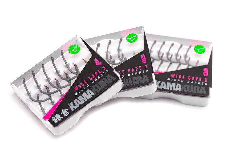 Korda Kamakura Krank/Wide Gape X Hooks Various Sizes