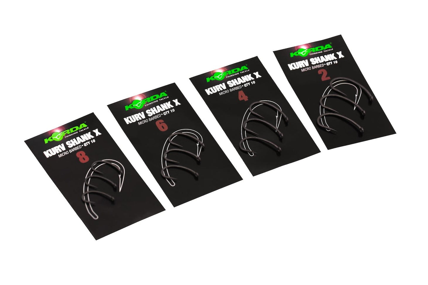 Korda Kurv Shank/Kurv Shank X Hooks Various Sizes