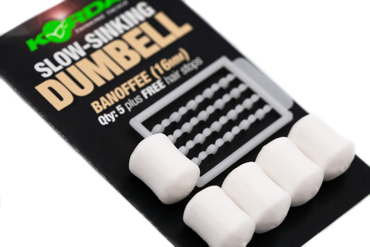 Korda Slow Sinking Dumbells 12mm Banoffee/Fruity Squid/IB