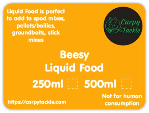 Beesy Liquid Food 250ml/500ml PVA FRIENDLY