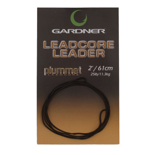 Gardner Tackle Plummet Ready Tied 25lb Leadcore Leaders 2ft Various Colours