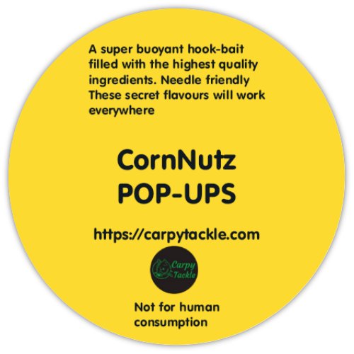CornNutz Yellow (Pale) Custom Pop Ups