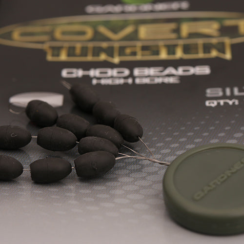 Gardner Tackle Covert Tungsten Chod Beads (Leader) Silt