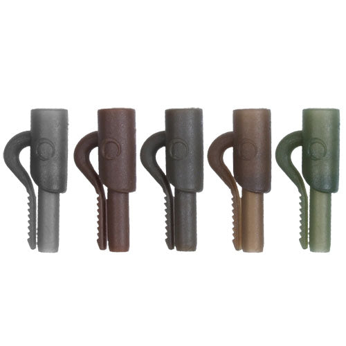 Gardner Tackle Covert Lead Clips/Tail Rubbers Green or Brown