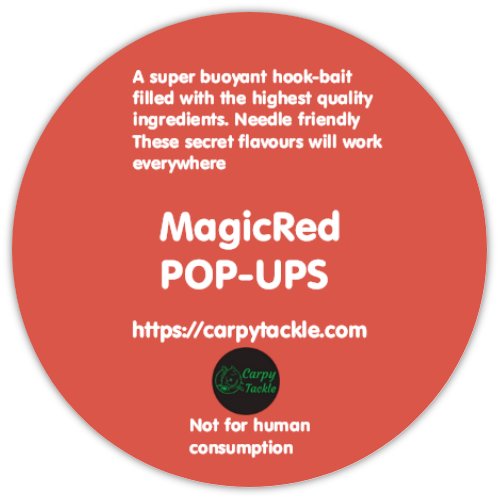 Magic Red Custom Pop Ups