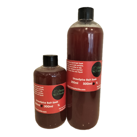 StrawSpice Liquid Bait Soak/Glug 250ml/500ml/1L