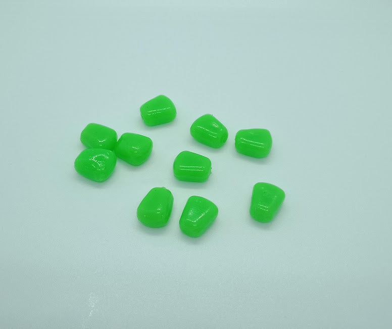 Slow Sinking Corn/Maize Various Fluro Colours (10) Was $1.95
