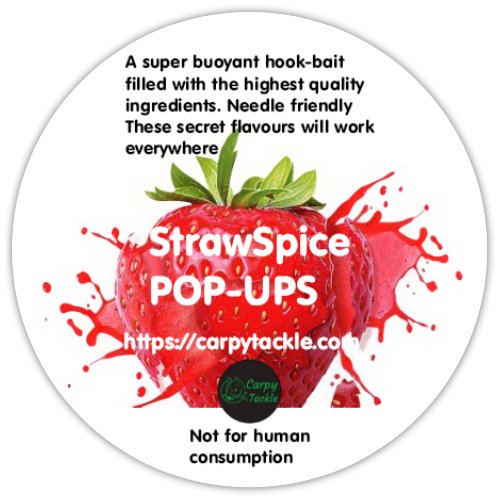 StrawSpice Pink Custom Pop Ups