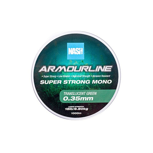 Nash Armourline Super Strong Mono Green/UV Yellow Various (ITEM BACKORDER)