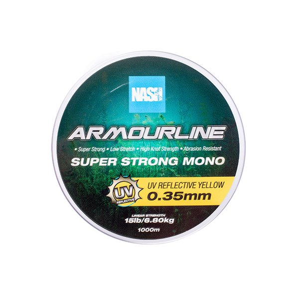 Nash Armourline Super Strong Mono Green/UV Yellow Various (ITEM BACKORDER)