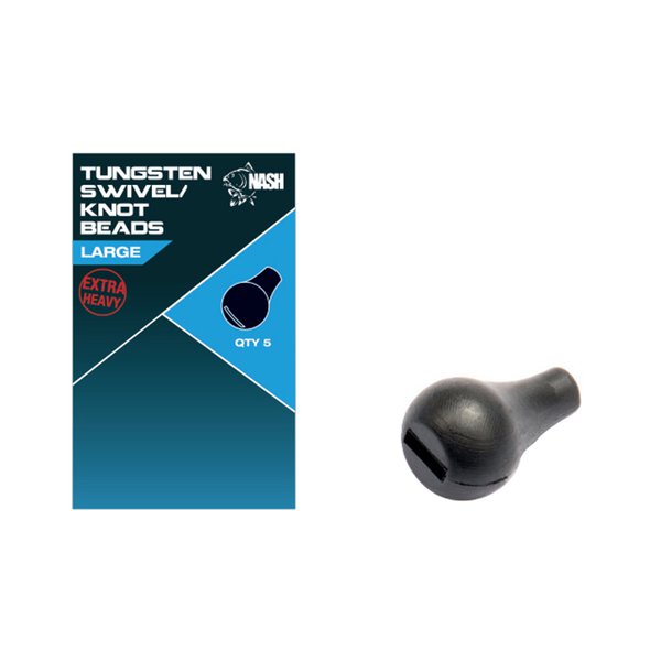 Nash Tungsten Swivel/Knot Beads Both Sizes