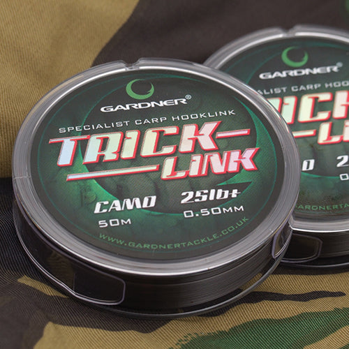 Gardner Tackle Trick Link Camo 50m Various