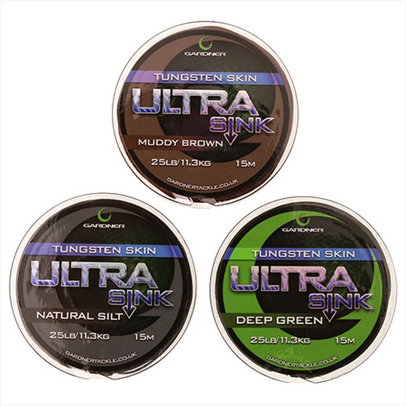 Gardner Ultra Sink Tungsten Hooklink 25lb Various Colours