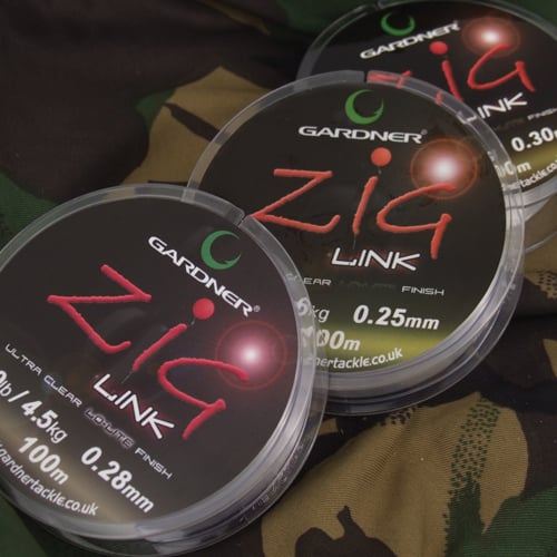 Gardner Zig Link 100m Various Breaking Strains