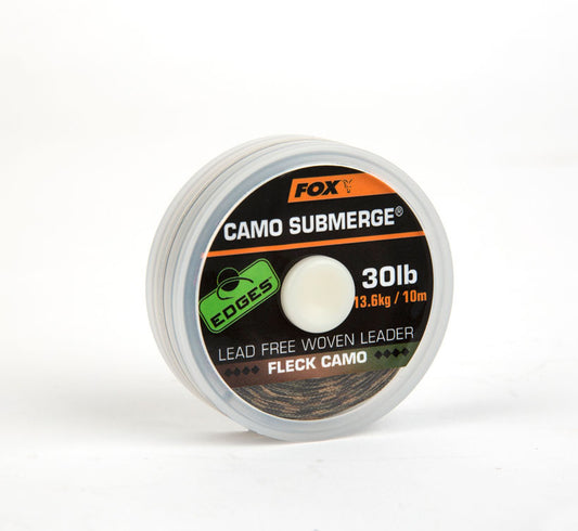 Fox Edges Submerge Fleck Camo 30lb - 10m Spool CAC703