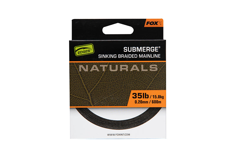 Fox Submerge Naturals Sinking Braid Various (ITEM BACKORDER)