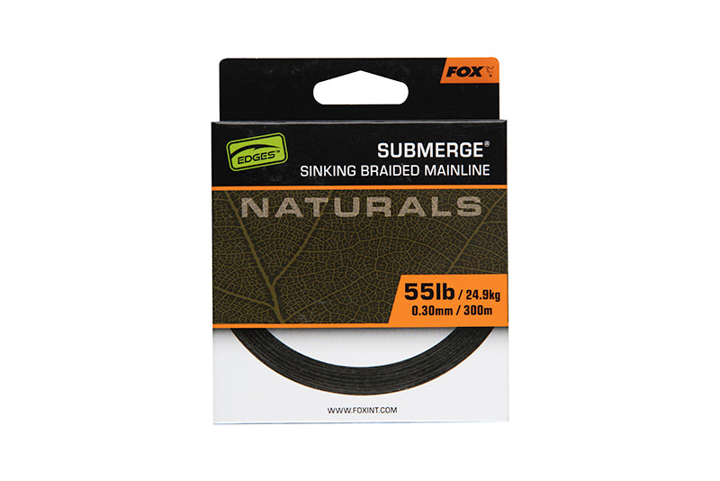 Fox Submerge Naturals Sinking Braid Various (ITEM BACKORDER)