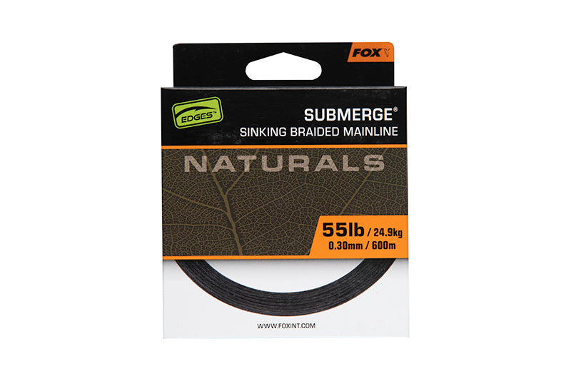Fox Submerge Naturals Sinking Braid Various (ITEM BACKORDER)