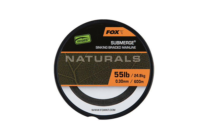 Fox Submerge Naturals Sinking Braid Various (ITEM BACKORDER)