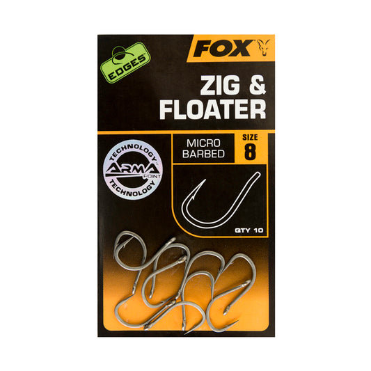 Fox EDGES™ Zig & Floater Hooks Various Sizes