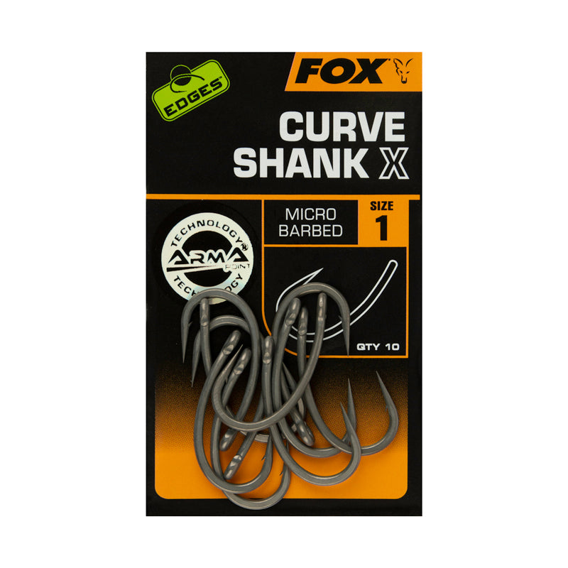 Fox Edges Curve Shank/Curve Shank X Hooks Various Sizes