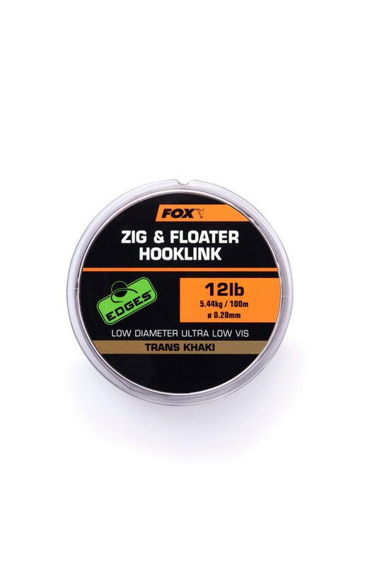 Fox Edges Zig & Floater Hooklink Various Breaking Strains