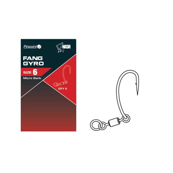 Nash Fang Gyro Hooks Various Sizes