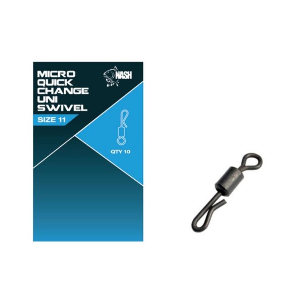 Nash Quick Change Uni Swivels Both Sizes
