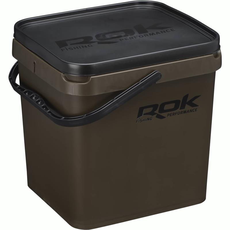 Rok Fishing Square Bucket Camo/Green 10L/17L