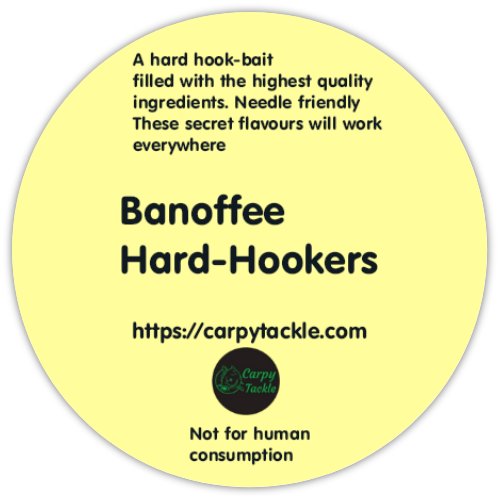 Banoffee White/Yellow Custom Hard Hookers
