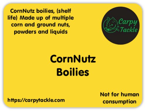 CornNutz Boilies Various Sizes 1kg Bags Coming Soon!