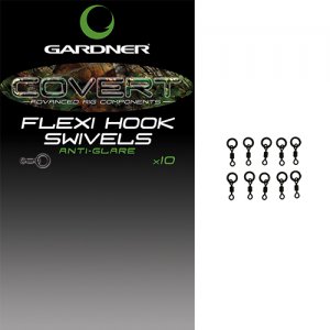 Gardner Tackle Covert Hook Swivels/Flexi Hook Swivels