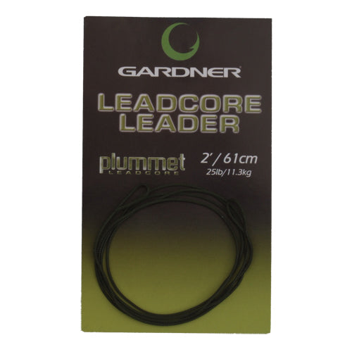 Gardner Tackle Plummet Ready Tied 25lb Leadcore Leaders 2ft Various Colours