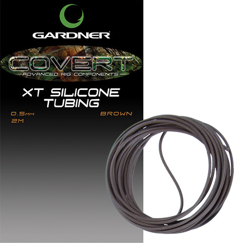 Gardner Tackle Covert XT Silicone Tubing Green or Brown (2m)