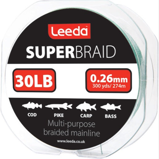 Leeda Super Braid 30lb 300yds 274m