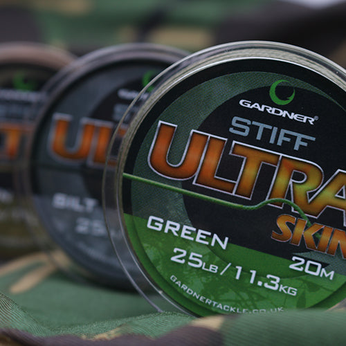 Gardner Tackle Stiff Ultra Skin 25lb Green Or Brown