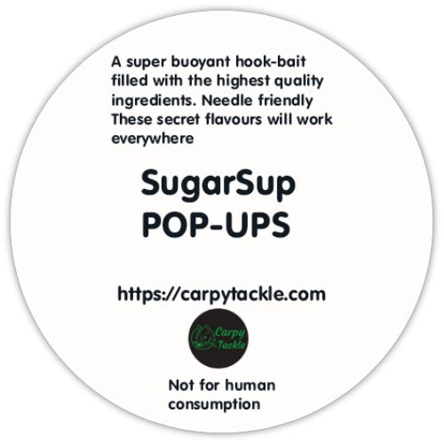 SugarSup White Custom Pop Ups