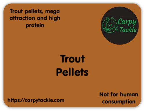 Trout Pellets 4mm Various Quantities