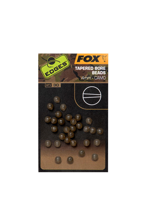 Fox Camo Tapered Bore Beads 4mm (30) CAC769