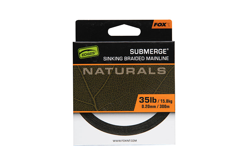 Fox Submerge Naturals Sinking Braid Various (ITEM BACKORDER)
